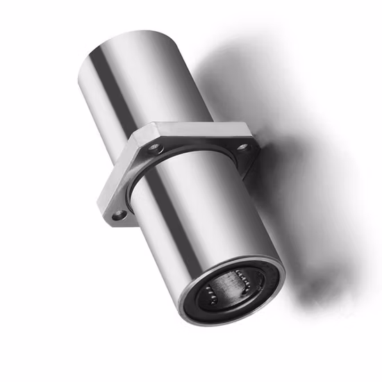 Roulement linéaire à bride carrée centrale avec billes