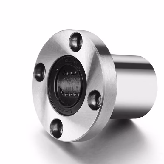 Roulement à billes linéaire à bride carrée centrale avec mouvement